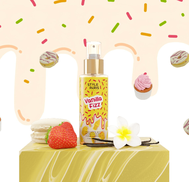 Brume parfumée de poche - Vanilla Fizz - Macadamia &amp; biscuit - 100 ml