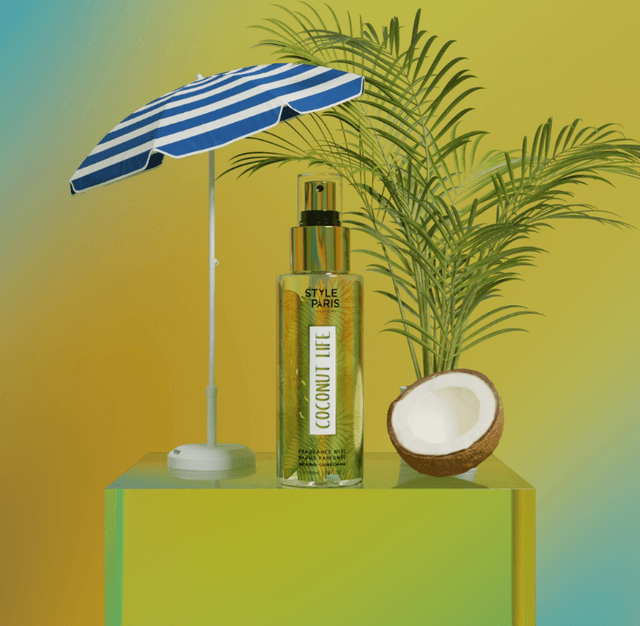 Brume parfumée - Coconut Life - Noix de coco &amp; fleur blanche - 100 ml