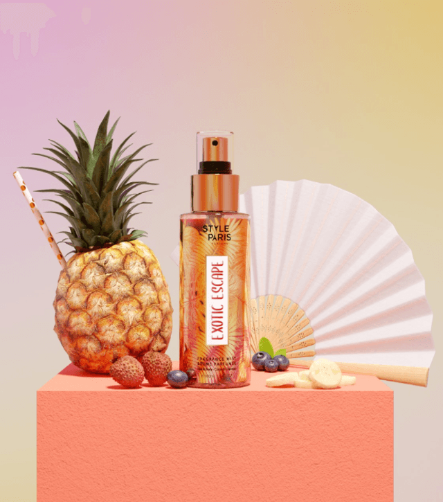 Brume parfumée de poche- Exotic Escape - Cassis &amp; noix de coco - 100 ml