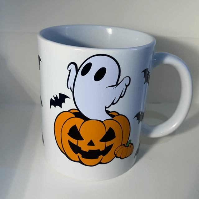 👻 Mug en céramique 340 ml “Douceur Hantée”