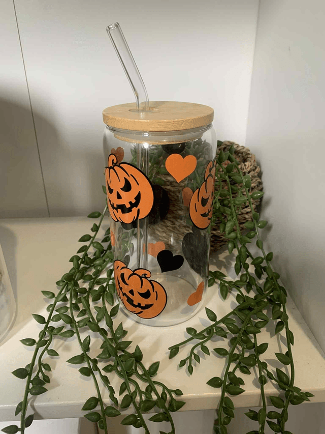 đ TUMBLER « CĆURS & CITROUILLES » â 500ML