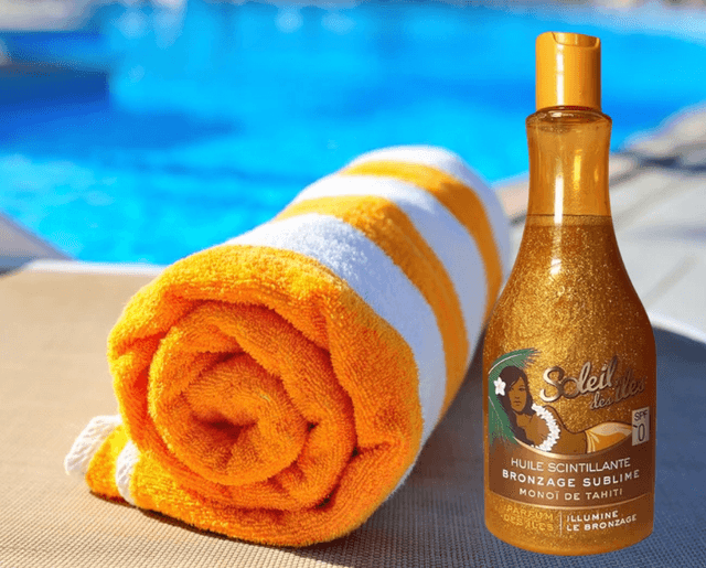 SOLEIL DES ILES Huile Scintillante - Bronzage Sublime - - Protection Solaire - 150 Ml