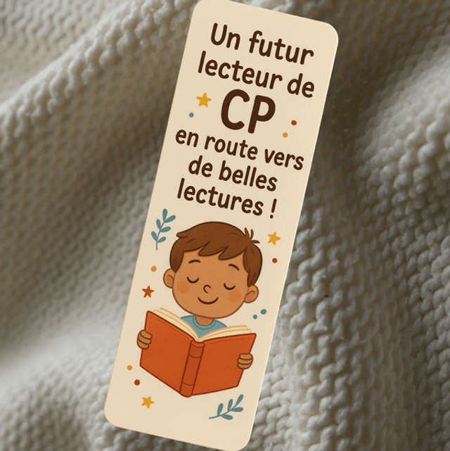 📖 Marque-page “Petit lecteur ou lectrice de CP”